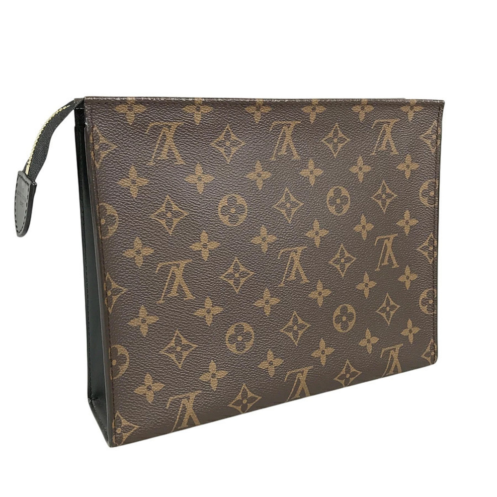 Louis Vuitton Toilette Monogram Pochette Bag NM Clutch Brown